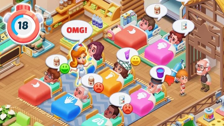 精彩截图-疯狂的诊所官方最新版下载-快乐医院mgm美高梅手机游戏(Happy Hospital)下载 v1.0.60 安卓版1